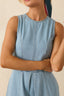 Amelia Chambray Midi Dress