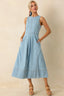 Amelia Chambray Midi Dress