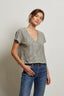 Rosie - Spandex Jersey V Neck