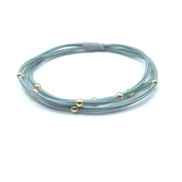 Single Water Pony 3mm Gold Waterproof Hair Band