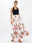 Tiered Maxi Skirt - Dilli Orange